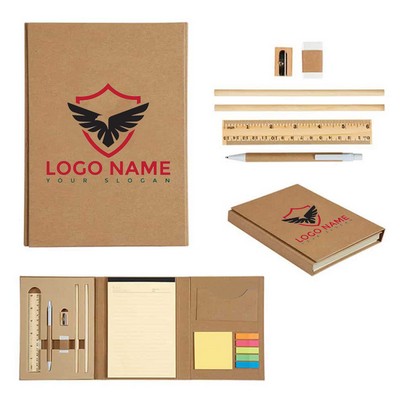Pad Portfolio Notebook Set with Pencil Ruler Eraser