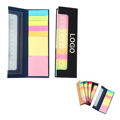 Sticky Notes Pad with Ruler