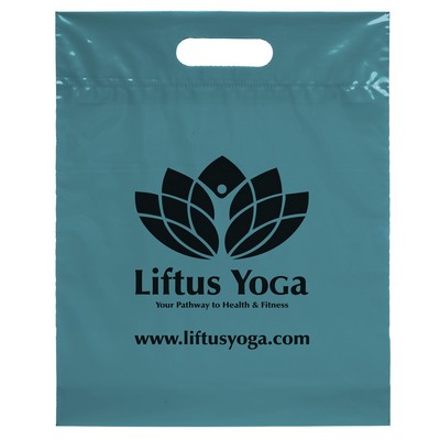 Die Cut Handle Bag - Flexo Ink Print (12" x 15" x 3")