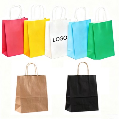 Kraft Twisted Paper Handle Take Out Bag